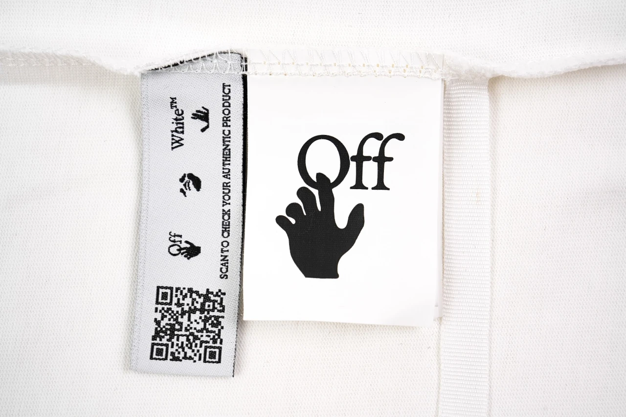 Off-White White Blurred Painting Arrow T-Shirt product photo from LabelPicks