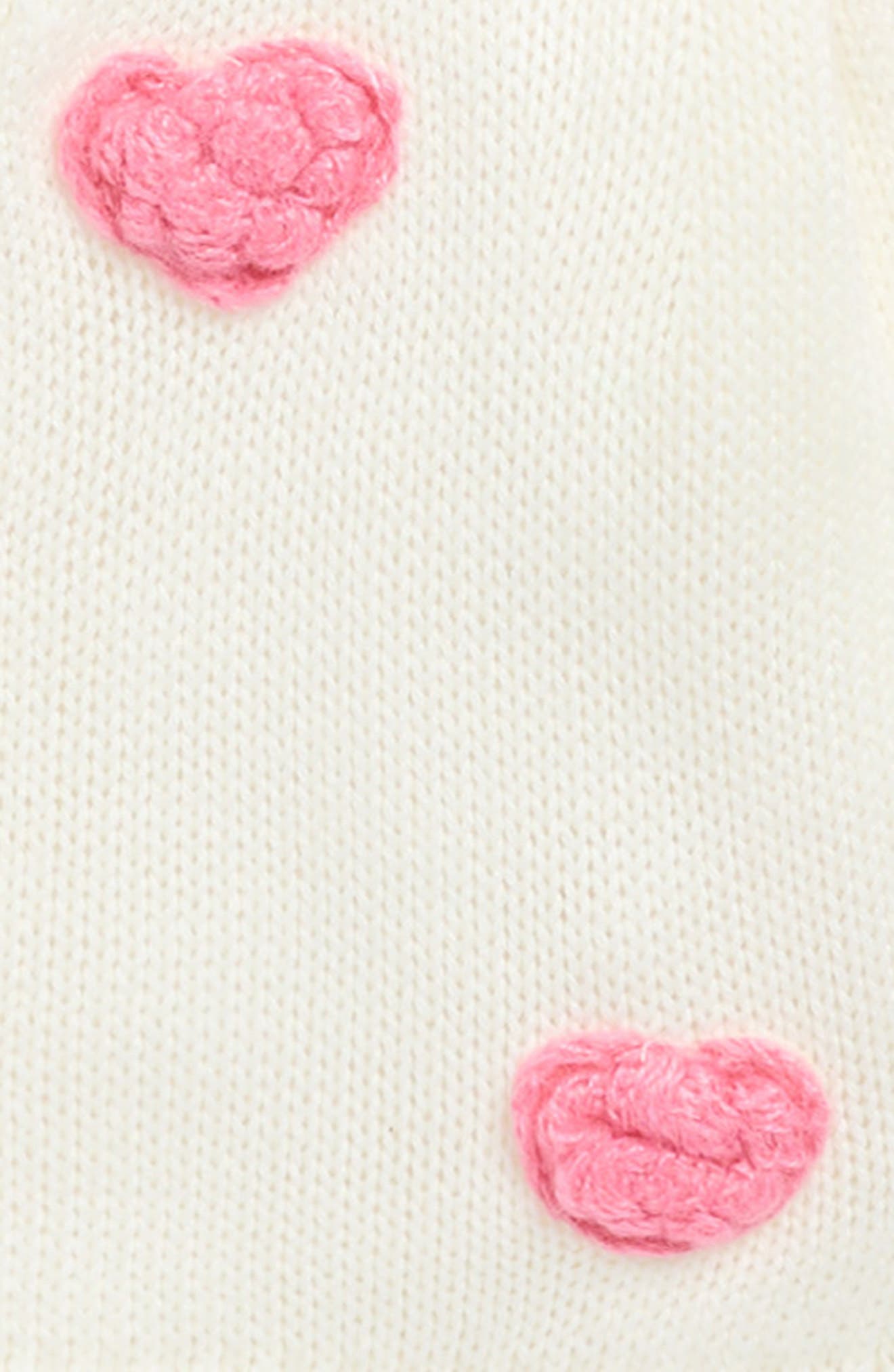 Cotton Emporium Kids' Bouclé Heart Cardigan