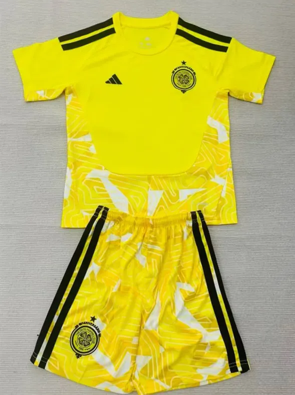 Kids Celtic Home Goalkeeper Suit 26/27