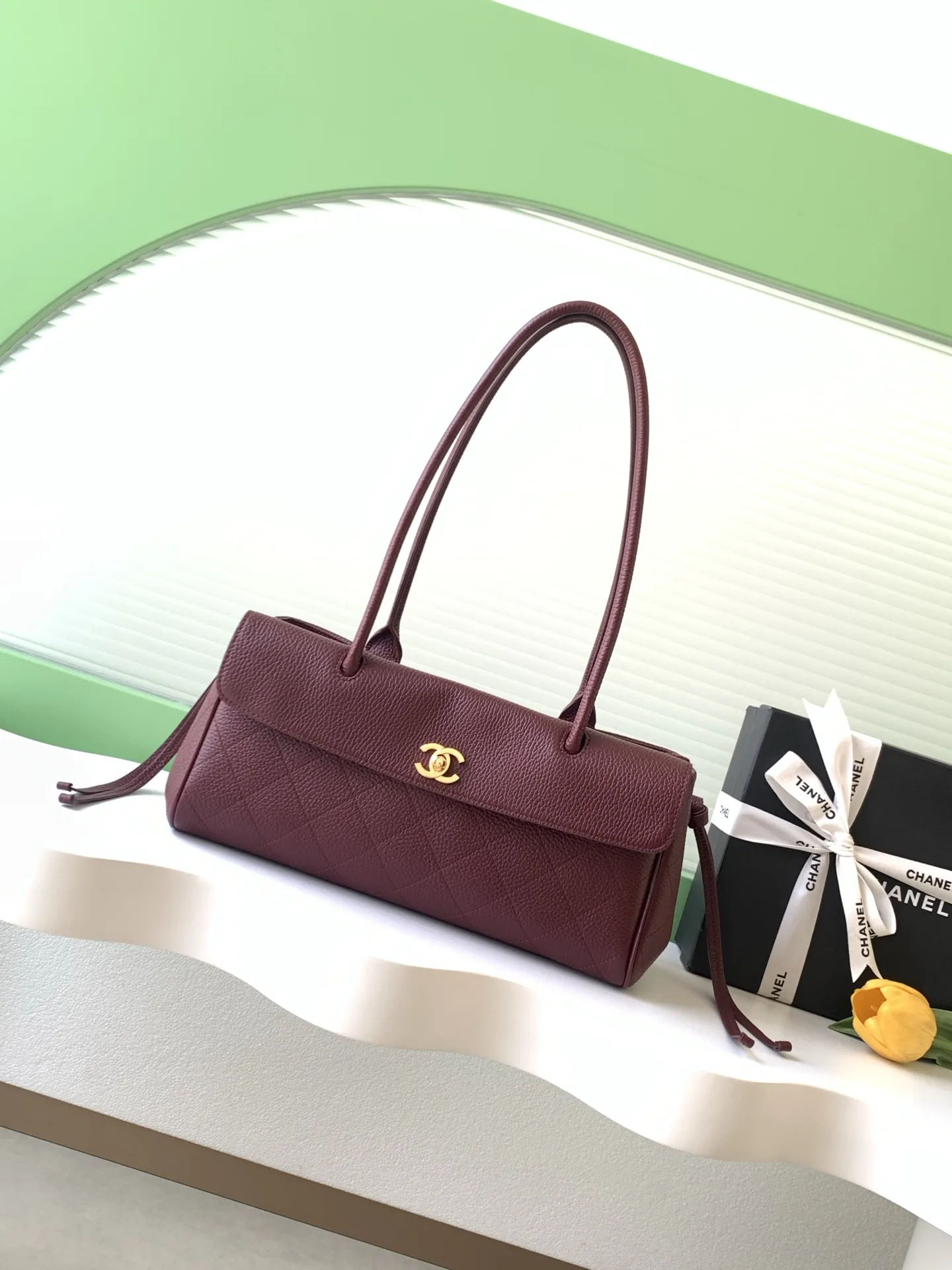 Chanel Grained Leather Top Handle Bag product photo from LabelPicks