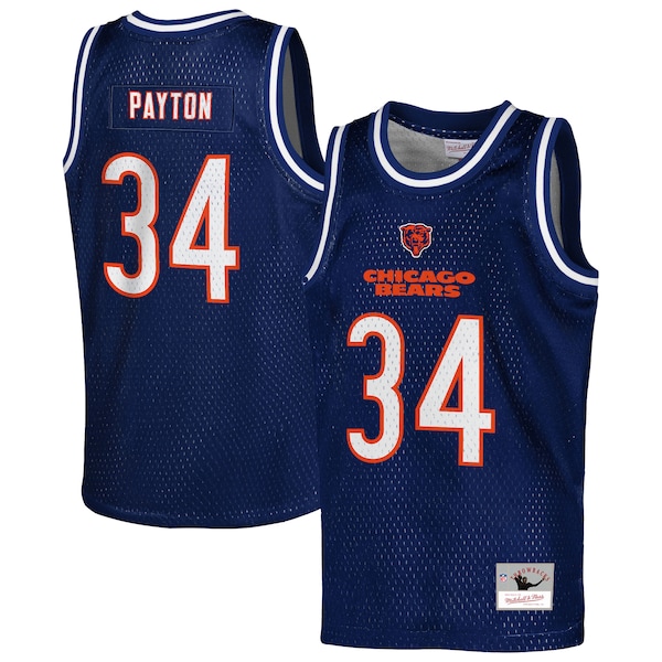 Walter Payton Chicago Bears  Youth Retired Player NFL Basketball Fashion Jersey - Navy