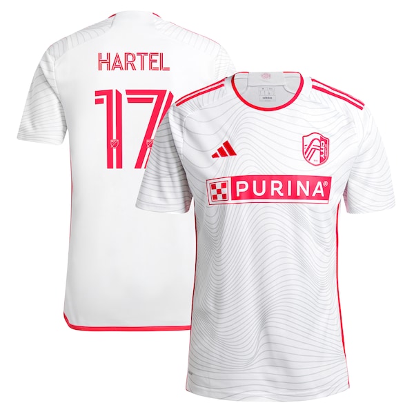 Marcel Hartel St. Louis City SC adidas 2024 The Confluence Kit Replica Player Jersey - White