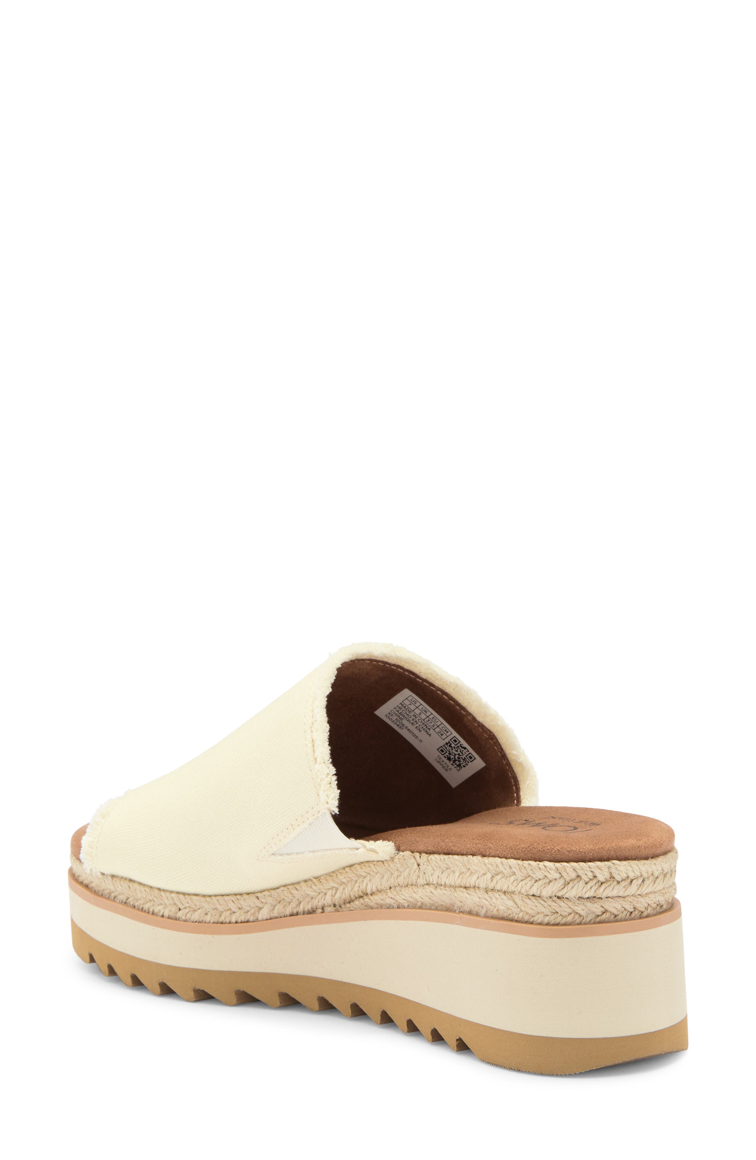 TOMS Gamule Platform Wedge Sandal