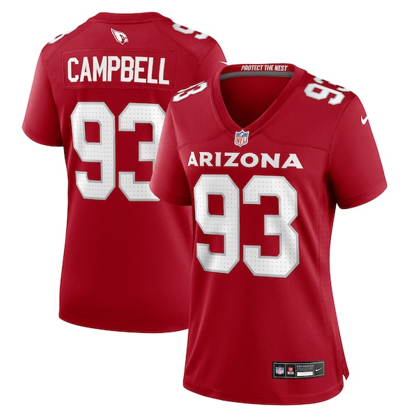 Calais Campbell Arizona Cardinals Nike Women's Team Game Jersey -  Cardinal