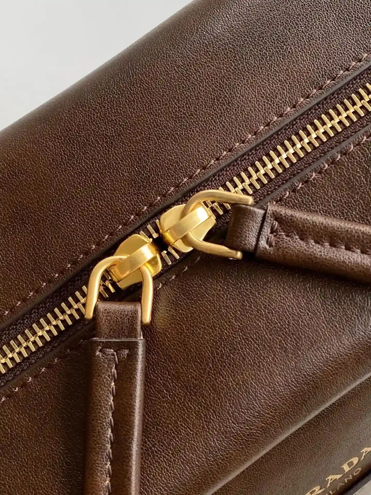 Prada Suede Leather Shoulder Bag product photo from LabelPicks