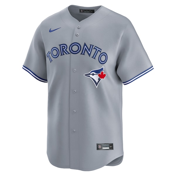 Toronto Blue Jays Nike Away Limited Custom Jersey - Gray