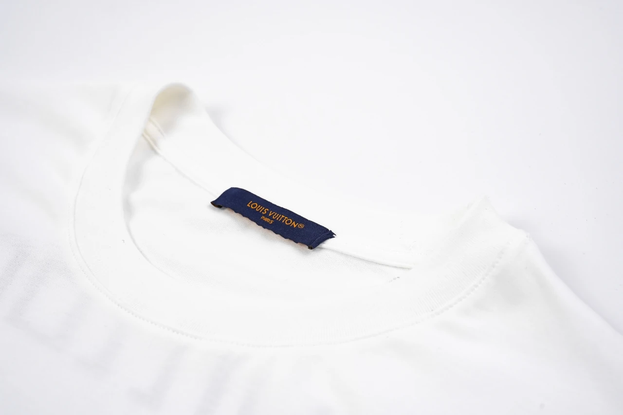Louis Vuitton White Monogram Carbon Fiber Graphic T-Shirt product photo from LabelPicks
