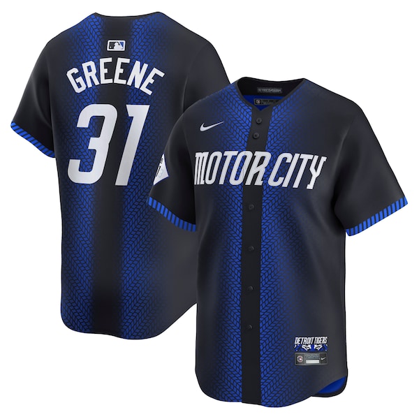 Riley Greene Detroit Tigers Nike City Connect Limited Jersey - Navy