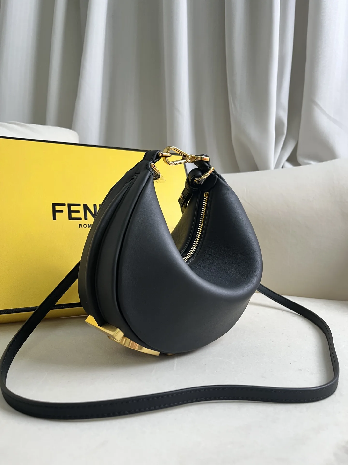 Fendi Black Hobo Bag product photo from LabelPicks