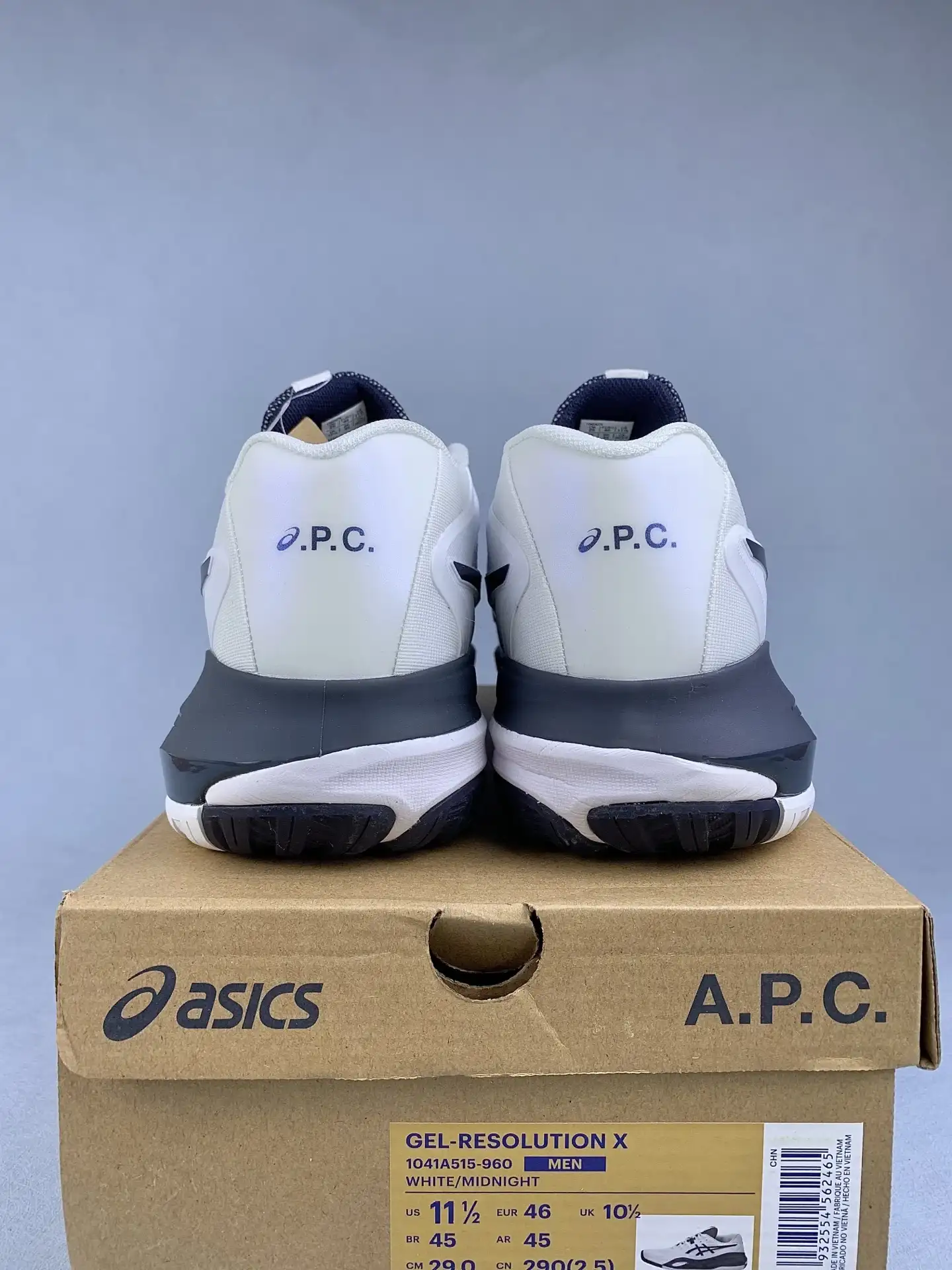 ASICS x A.P.C. GEL-RESOLUTION X CLAY Tennis Shoes product photo from LabelPicks