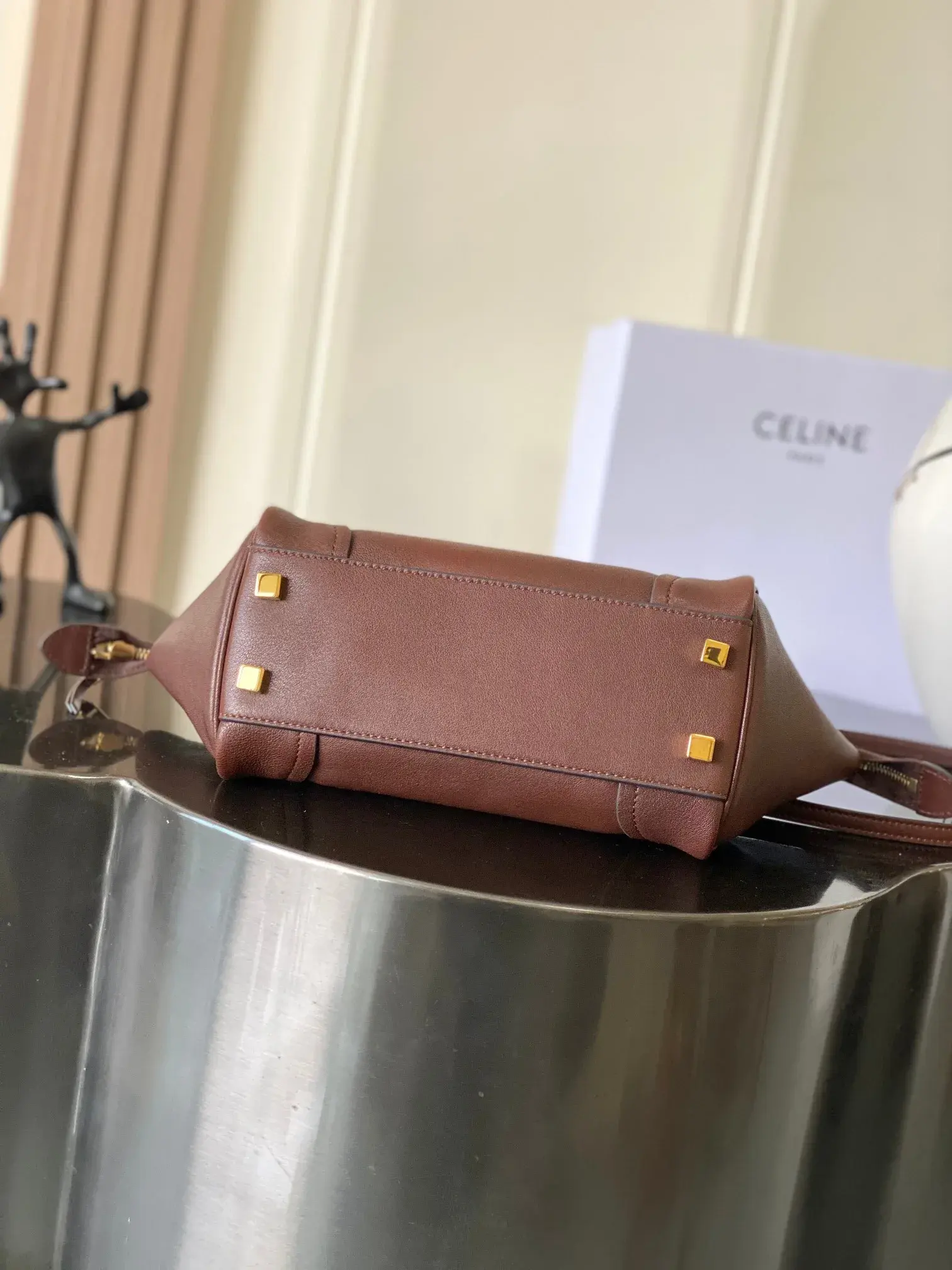 Celine Lambskin Luggage Top Handle Bag product photo from LabelPicks