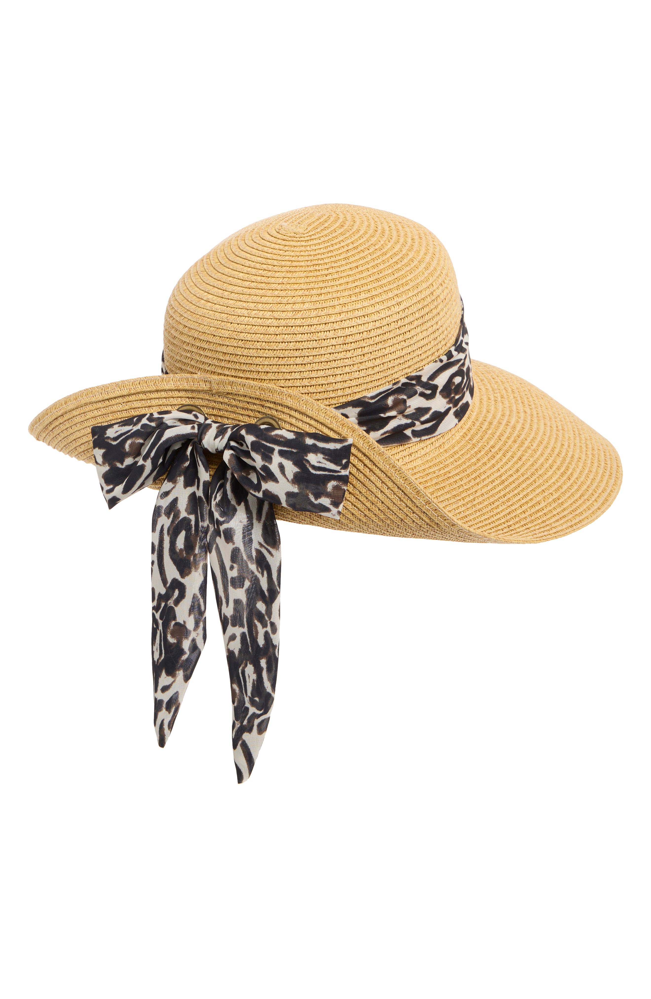 Nine West Classic Flip Up Bow Floppy Hat