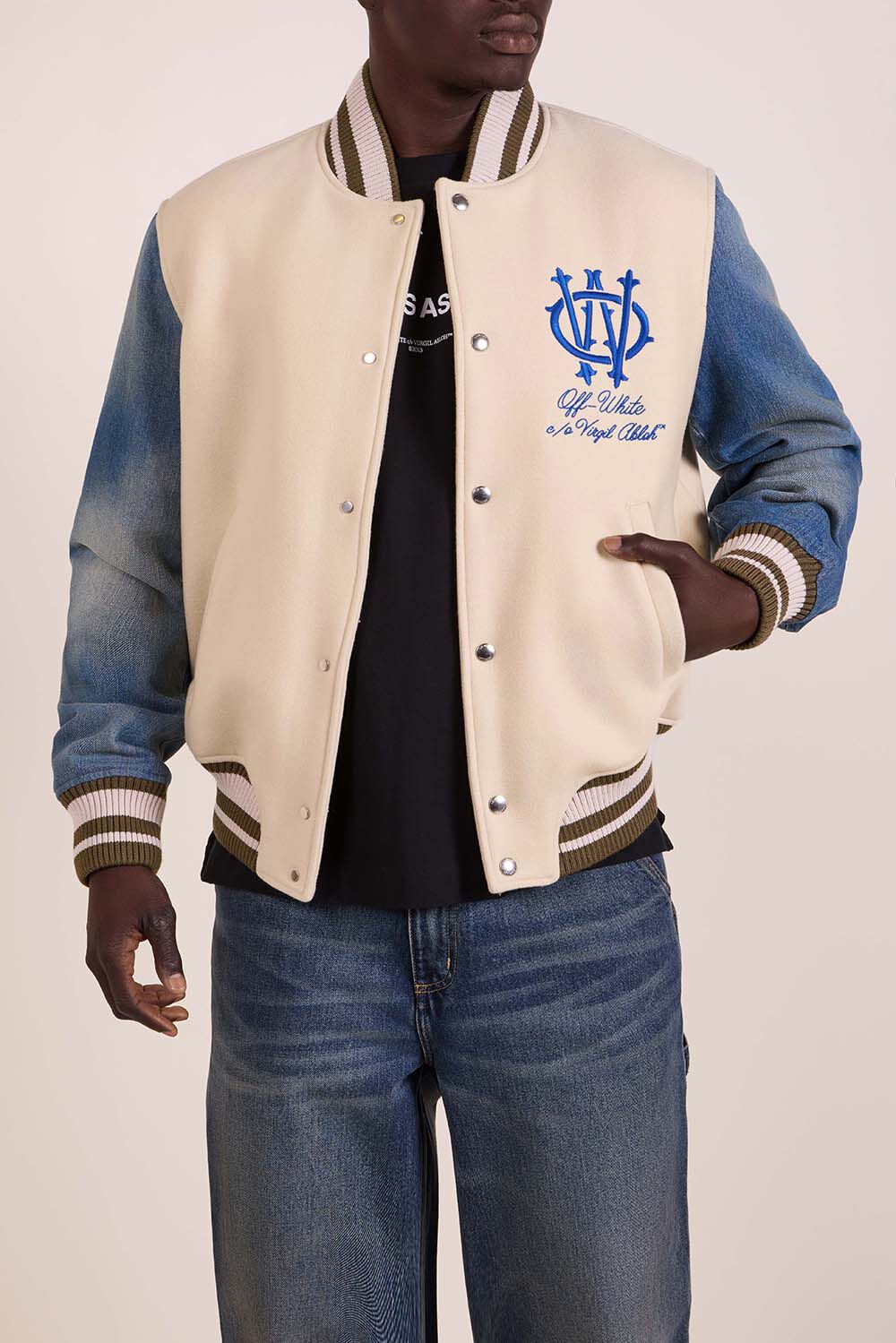 OFF WHITE ז'קט בומבר