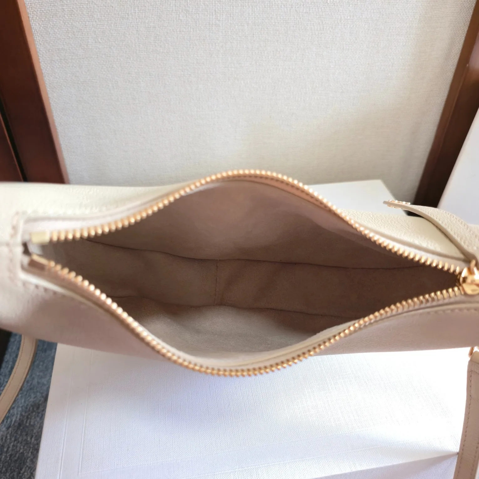 Celine Beige Calfskin Hobo Bag product photo from LabelPicks