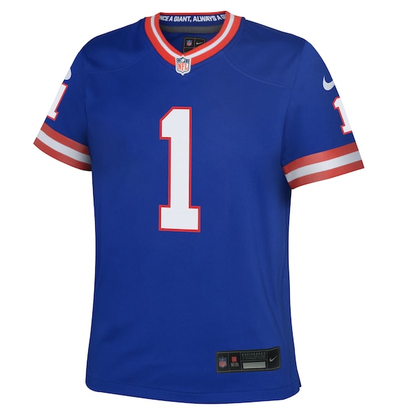 Malik Nabers New York Giants Nike Youth Alternate Game Jersey - Royal