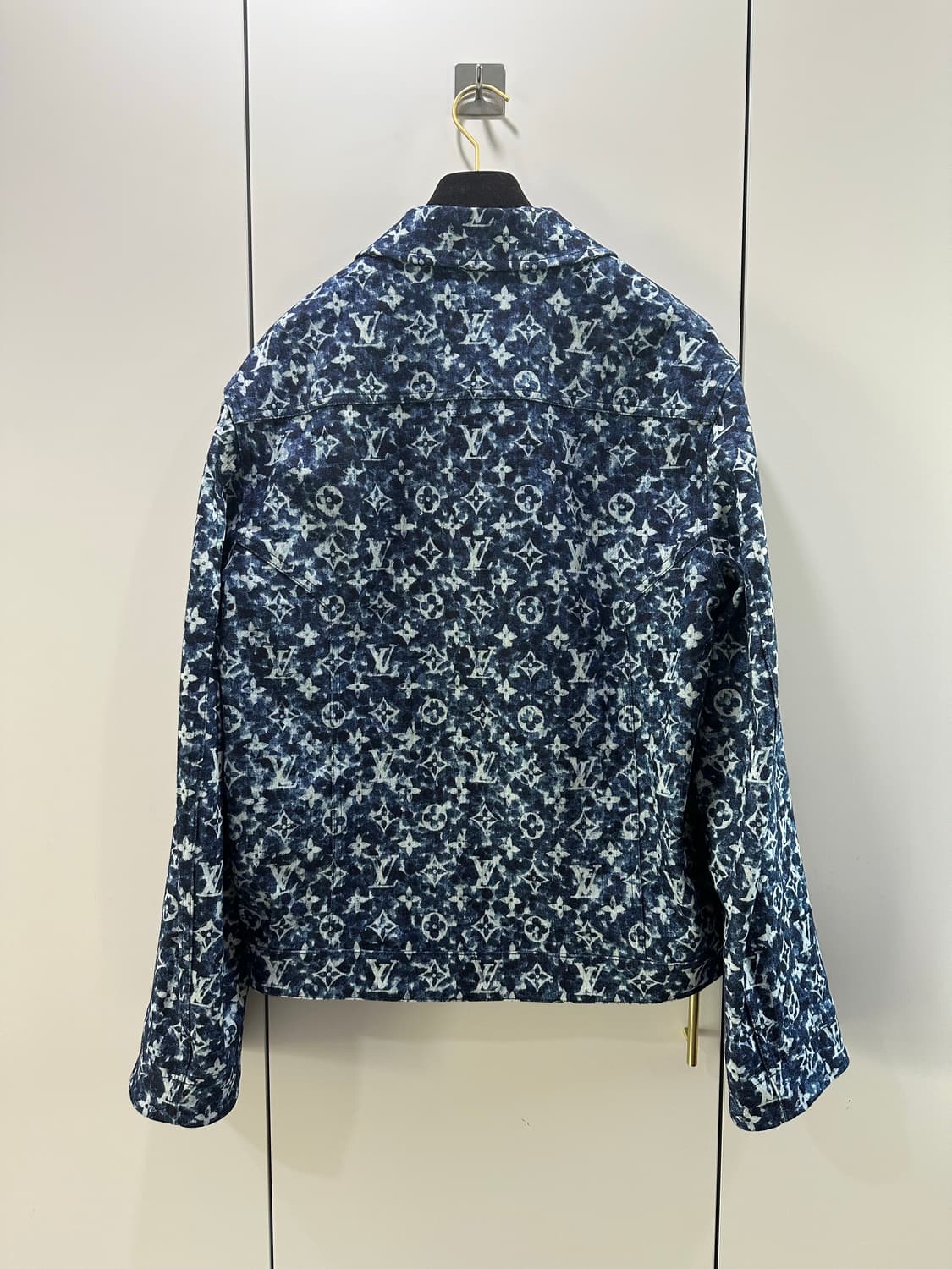 0419 Classic full print denim jacket