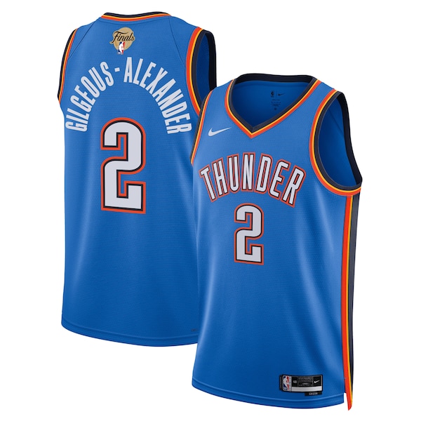 Shai Gilgeous-Alexander Oklahoma City Thunder Nike Unisex 2025 NBA Finals Swingman Jersey - Icon Edition - Blue