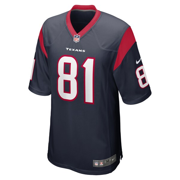 Eric Saubert Houston Texans Nike  Game Jersey -  Navy