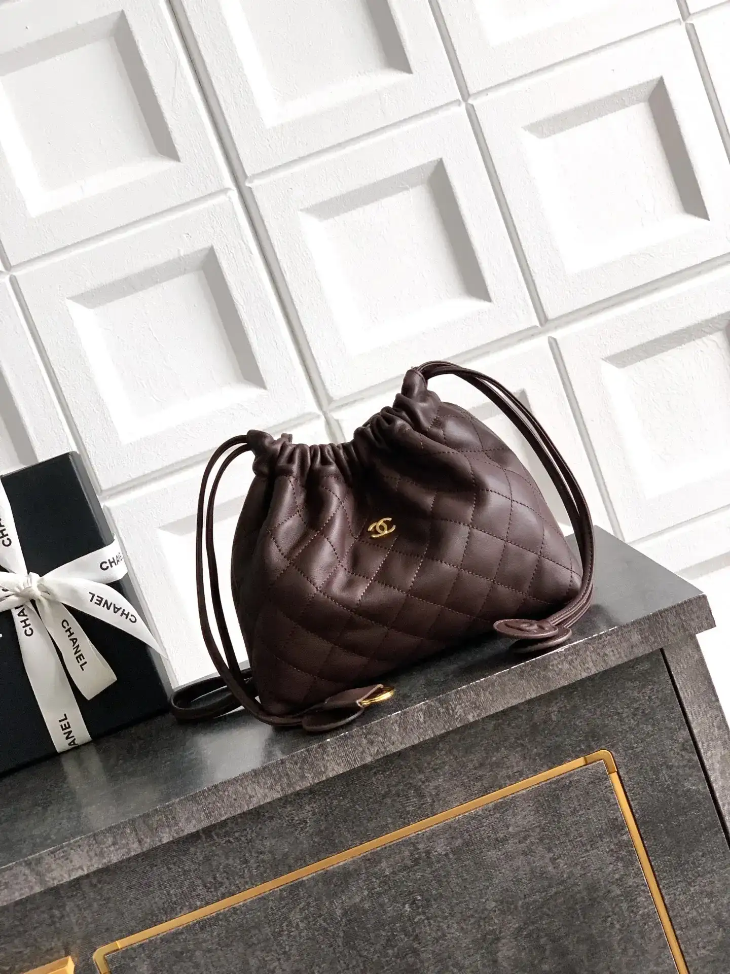Chanel Quilted Leather Bucket Bag product photo from LabelPicks