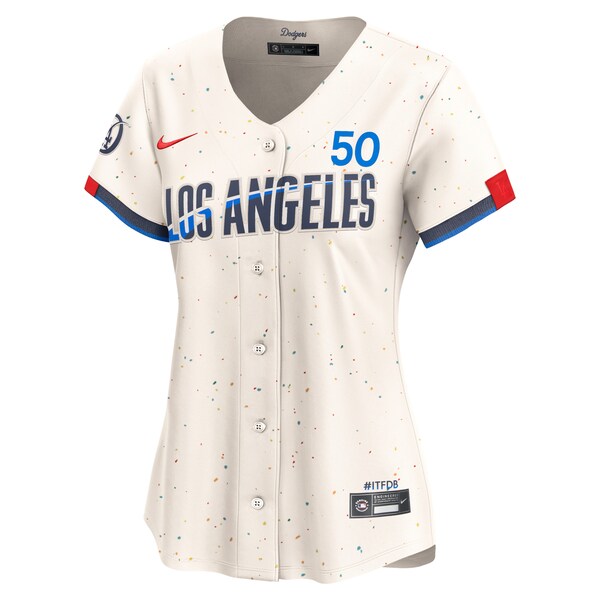 Mookie Betts Los Angeles Dodgers Nike Women's 2024 City Connect Limited Player Jersey - Cream