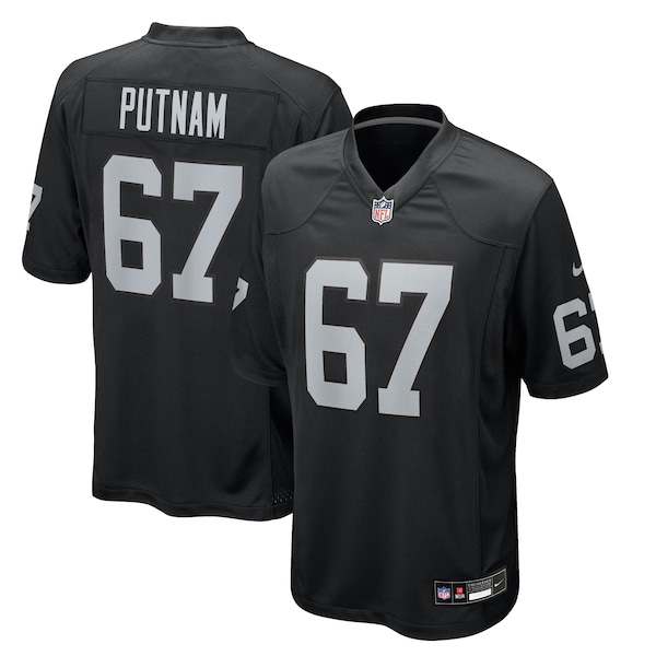 Will Putnam Las Vegas Raiders Nike Team Game Jersey -  Black