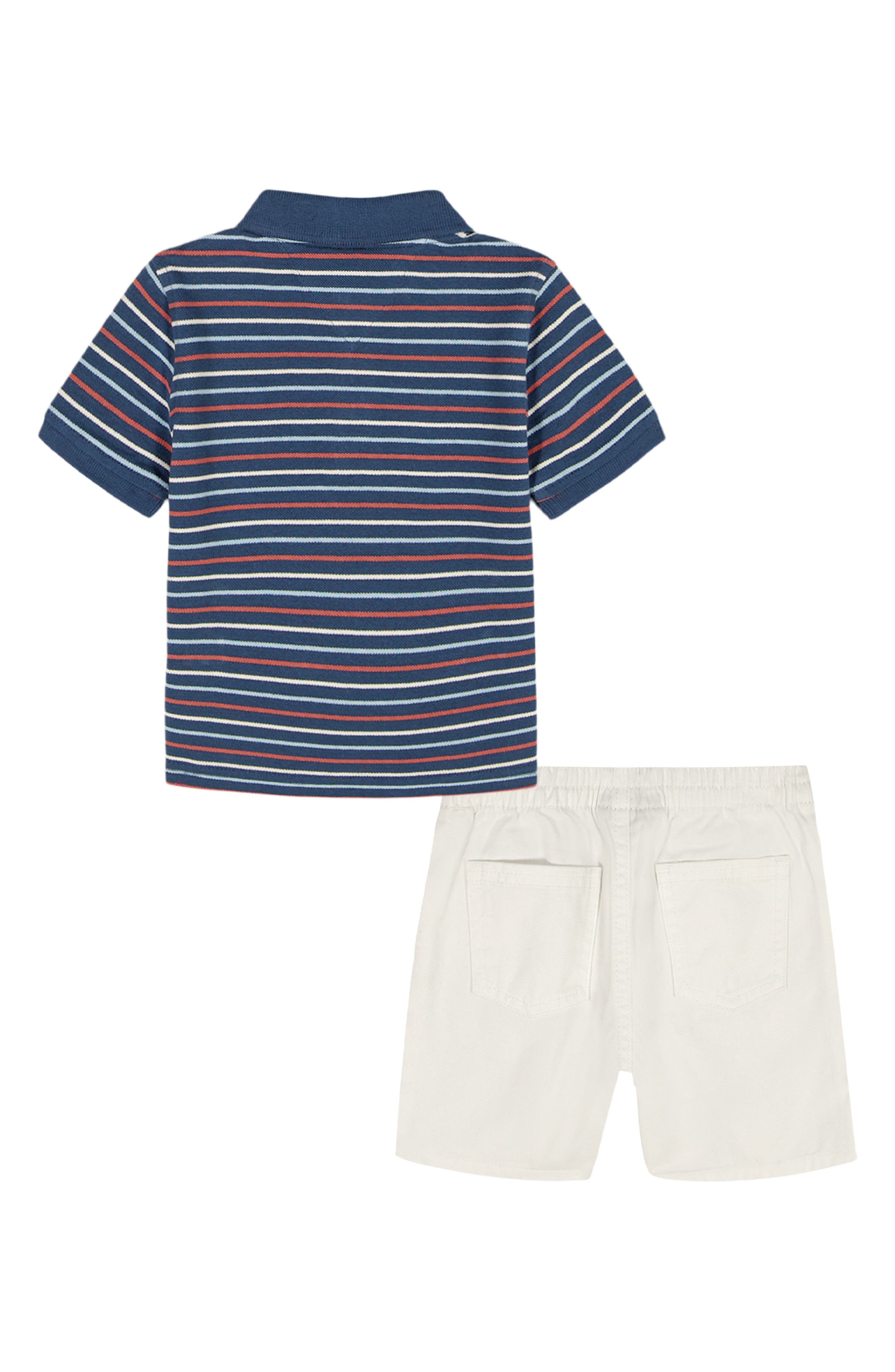 Tommy Hilfiger Stripe Polo & Shorts Set