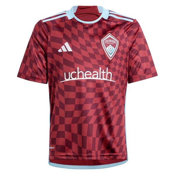 Cole Bassett Colorado Rapids adidas Youth 2024 One Flag Kit Replica Player Jersey - Burgundy