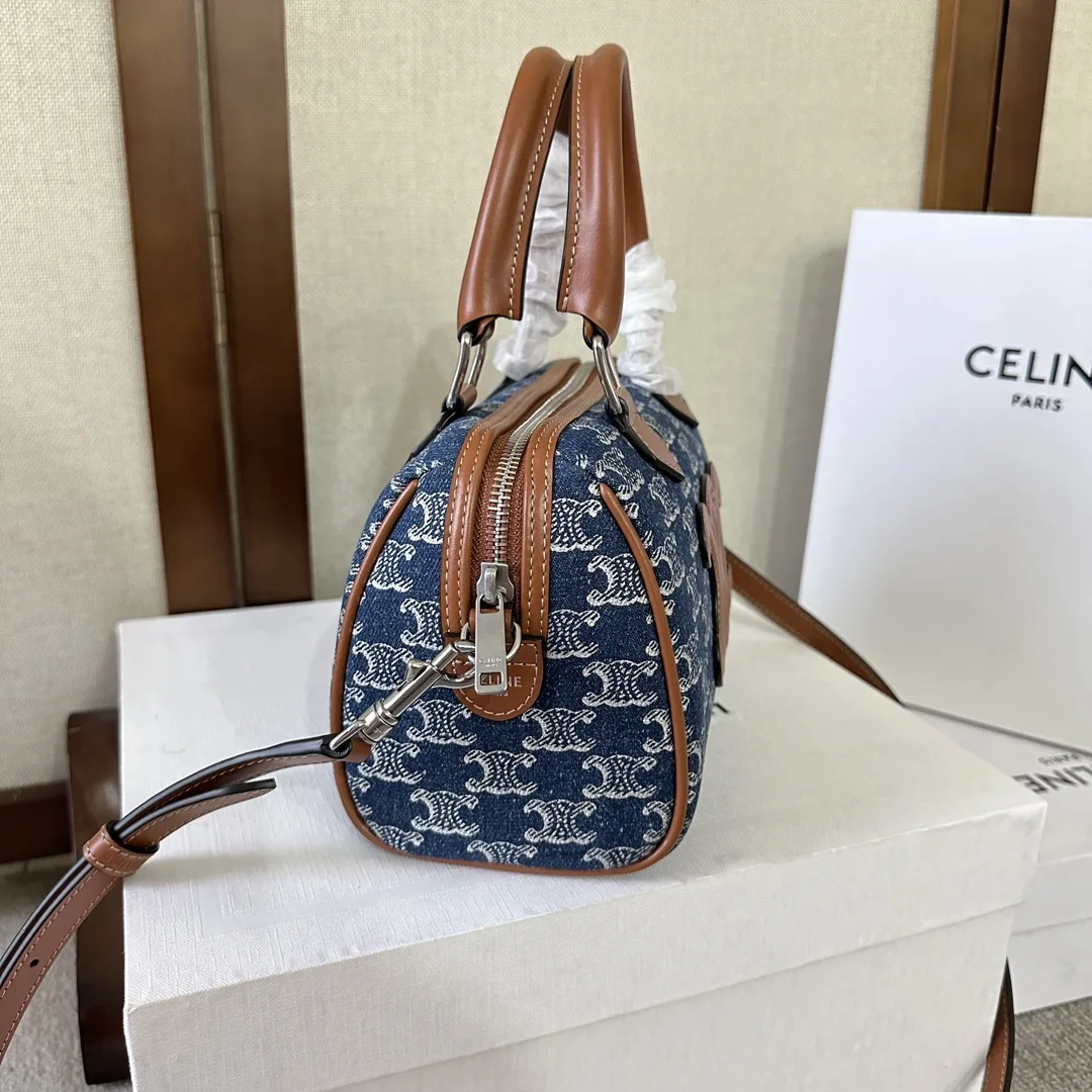 Celine Calfskin Triomphe Top Handle Bag product photo from LabelPicks