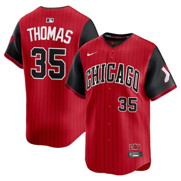 Frank Thomas Chicago White Sox Nike 2025 City Connect Limited Retired Player Jersey - Red/Black