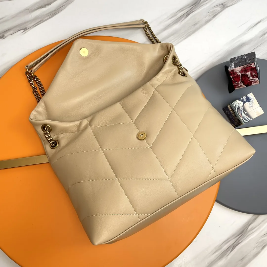 Saint Laurent Loulou Beige Quilted Leather Shoulder Bag product photo from LabelPicks