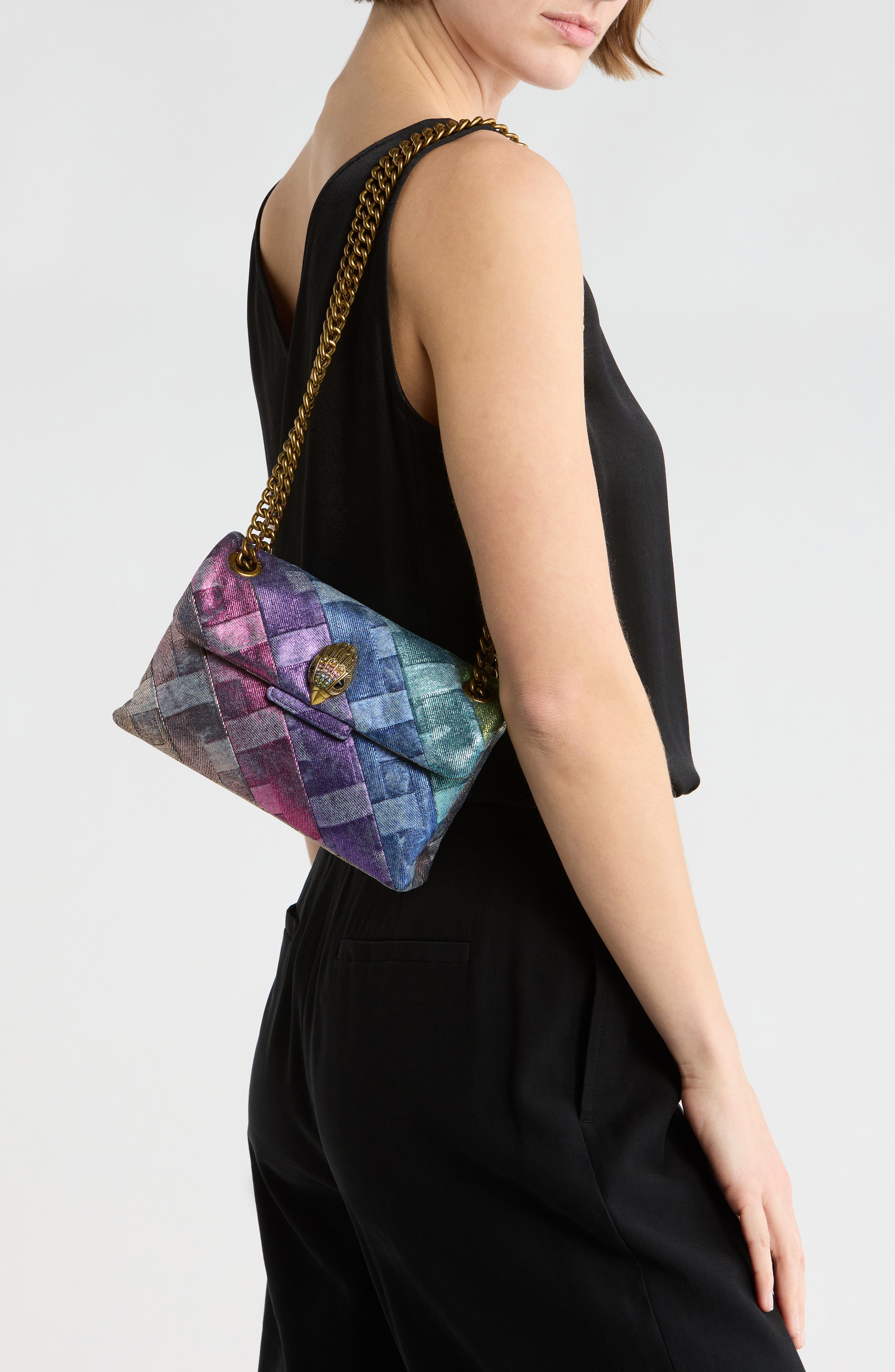 Kurt Geiger London Mini Kensington Quilted Convertible Shoulder Bag