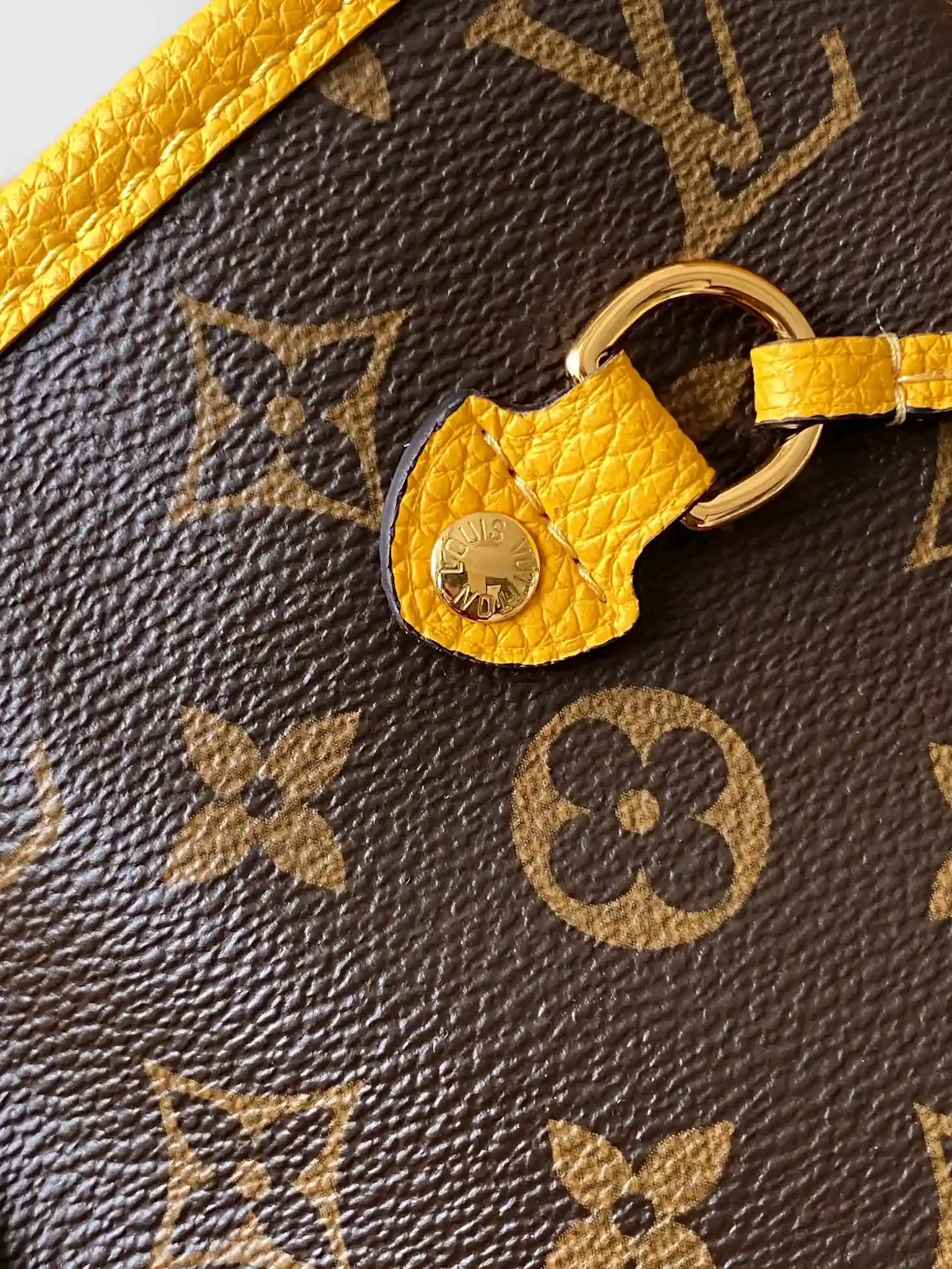 Louis Vuitton Neverfull Yellow Monogram Canvas Tote Bag product photo from LabelPicks