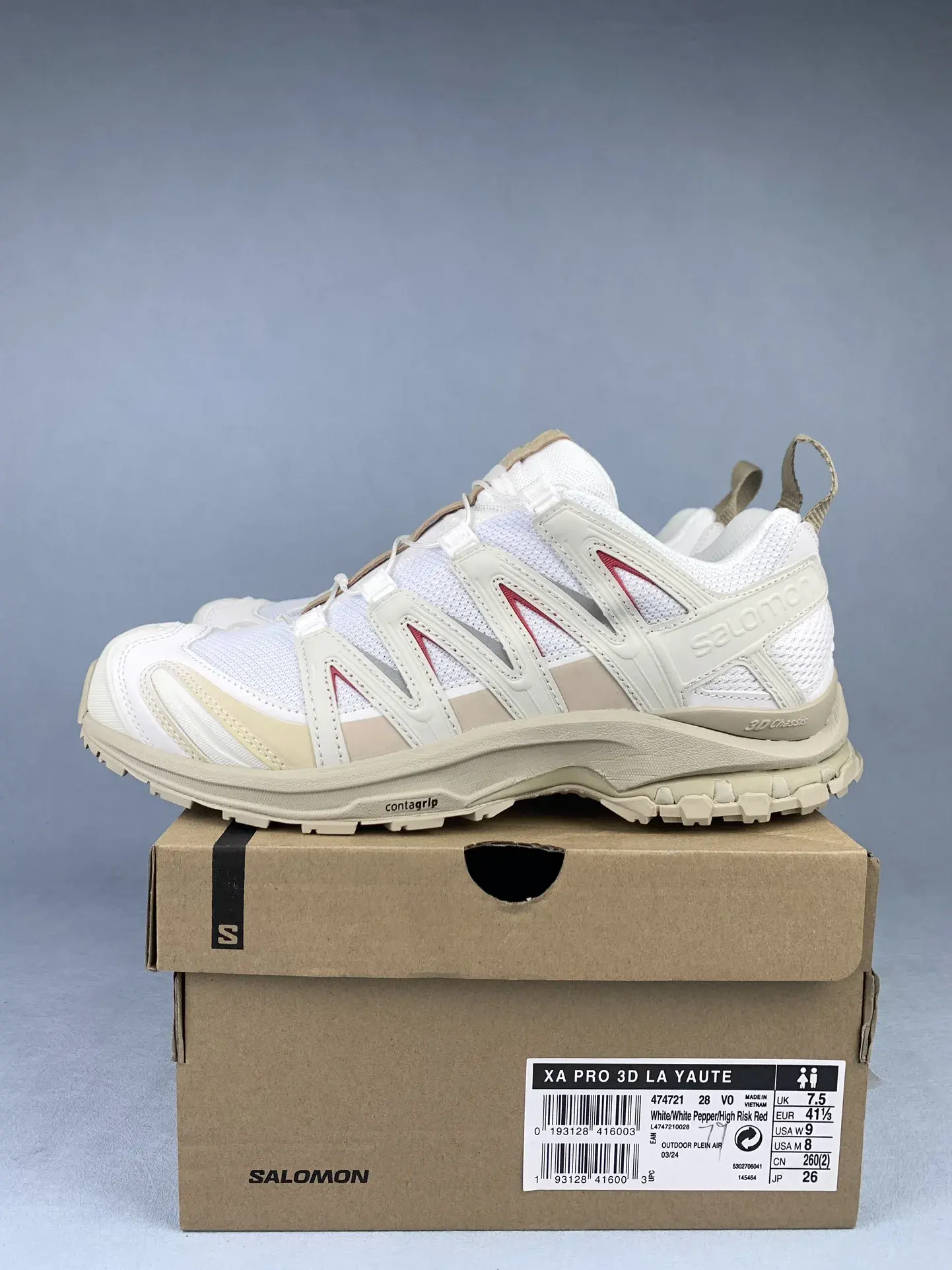 Salomon XA PRO 3D LA YAUTE “White Pepper” Shoes product photo from LabelPicks