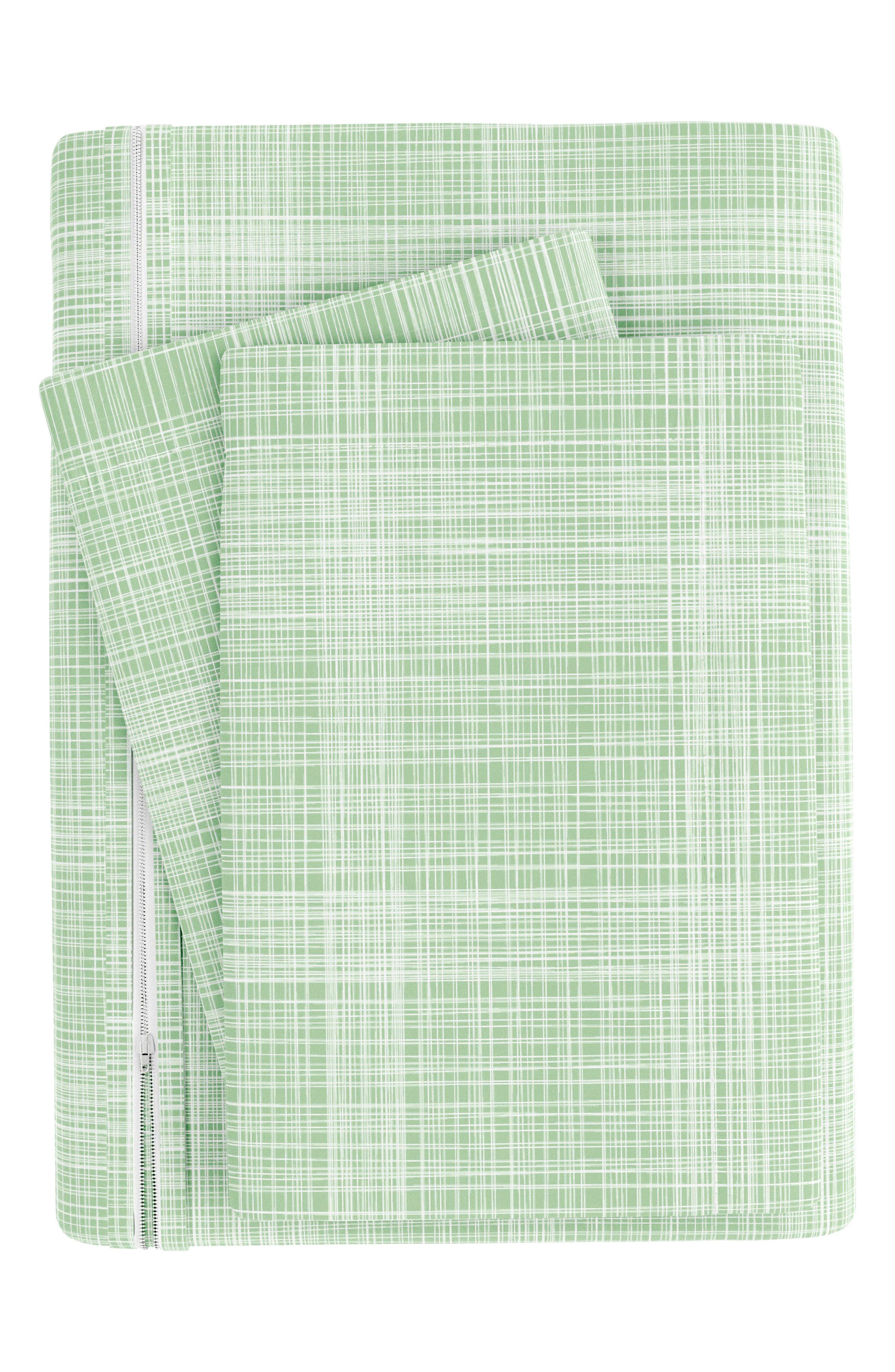 HOMESPUN Premium Ultra Soft Thatch Pattern 3-Piece Duvet Cover Set