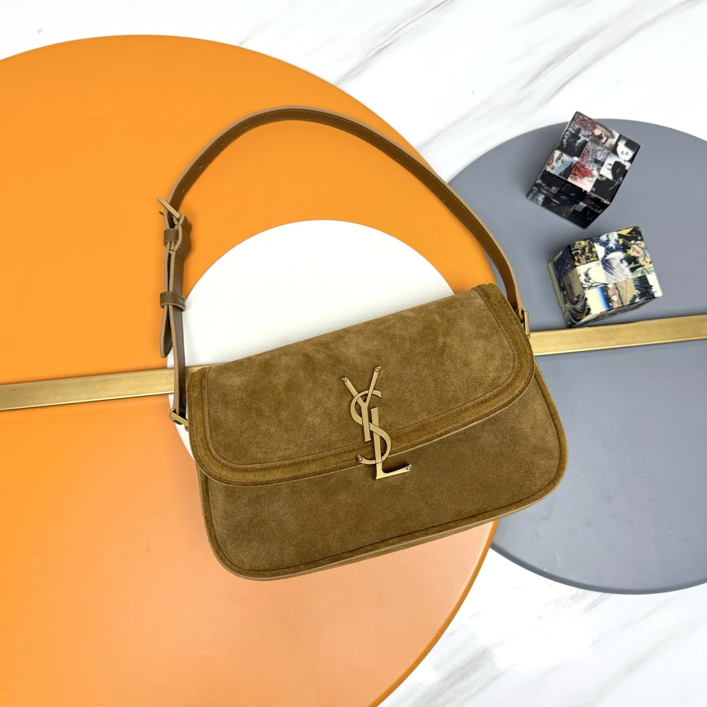 Saint Laurent Lambskin Shoulder Bag product photo from LabelPicks
