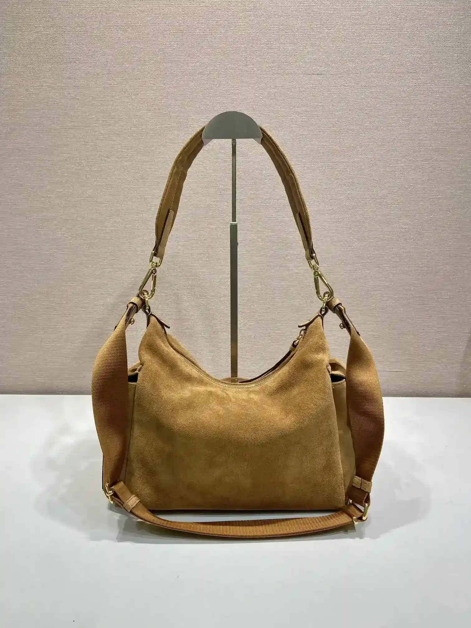 Prada Suede Leather Crossbody Bag product photo from LabelPicks