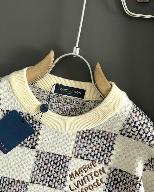 New plaid sweater