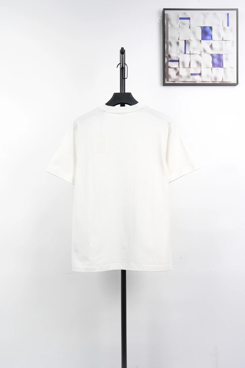 Burberry White Small Equestrian Knight Embroidered T-Shirt product photo from LabelPicks
