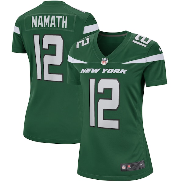Joe Namath New York Jets Nike Women's Game Retired Player Jersey - Gotham Green/White