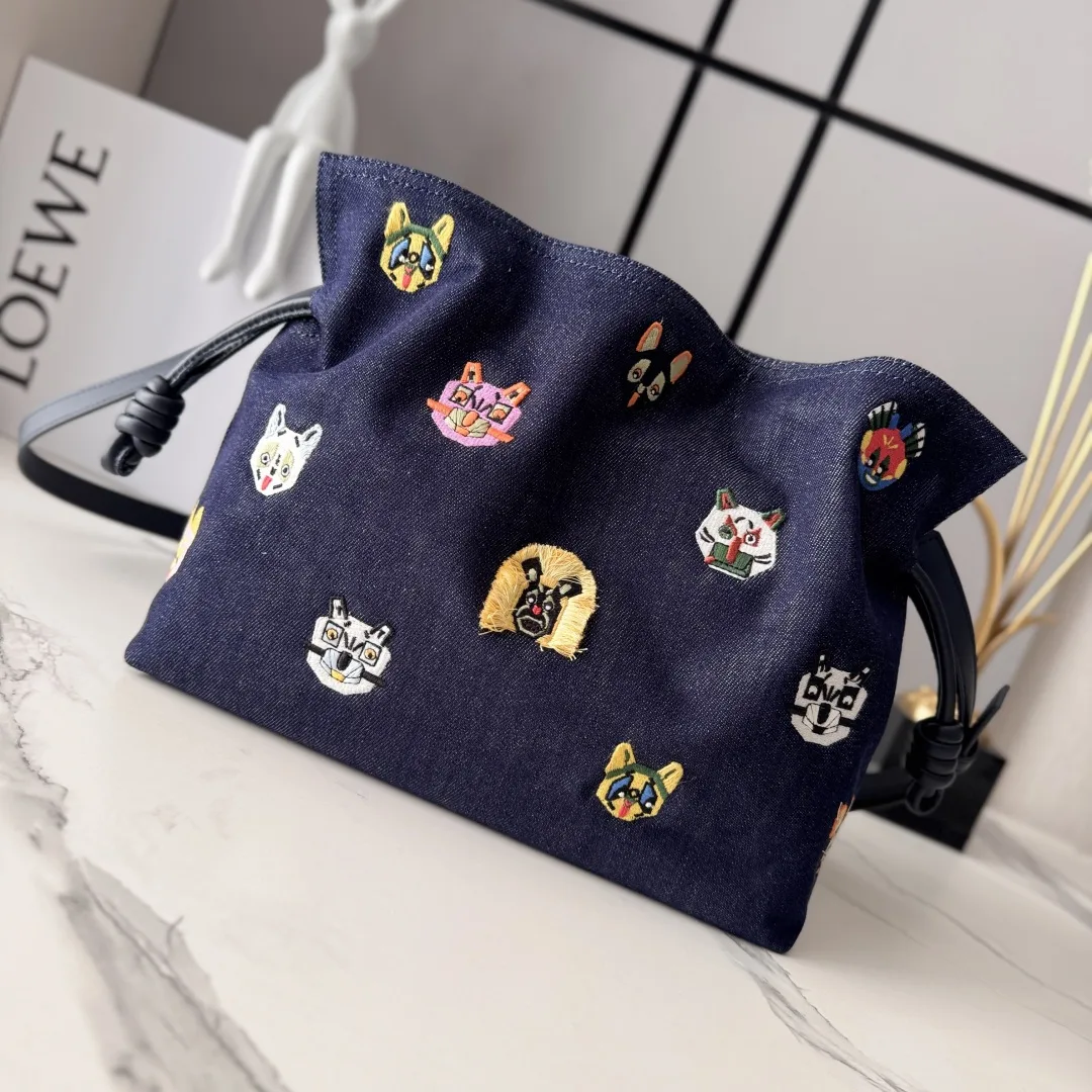 Loewe Suede Leather Flamenco Bucket Bag product photo from LabelPicks