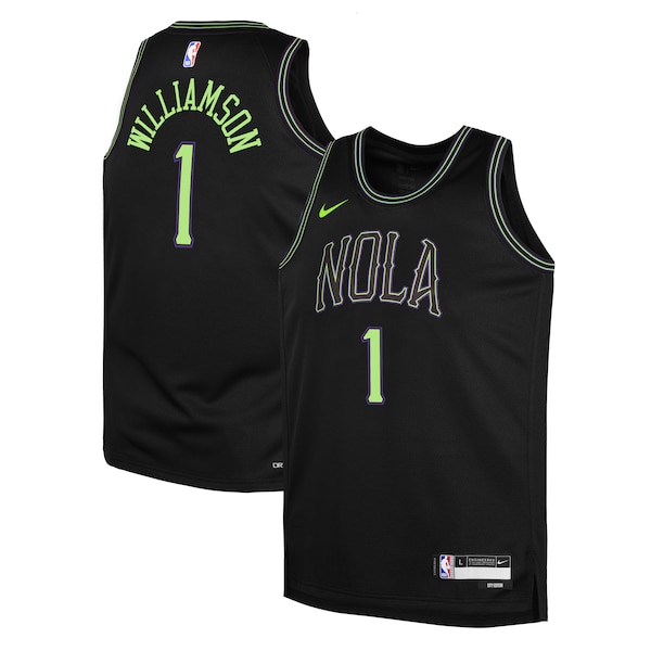 Zion Williamson New Orleans Pelicans Nike Youth 2025/26 City Edition Swingman Jersey - Black