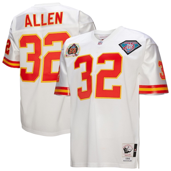 Marcus Allen Kansas City Chiefs 1994  Authentic Throwback Retired Player Jersey - White
