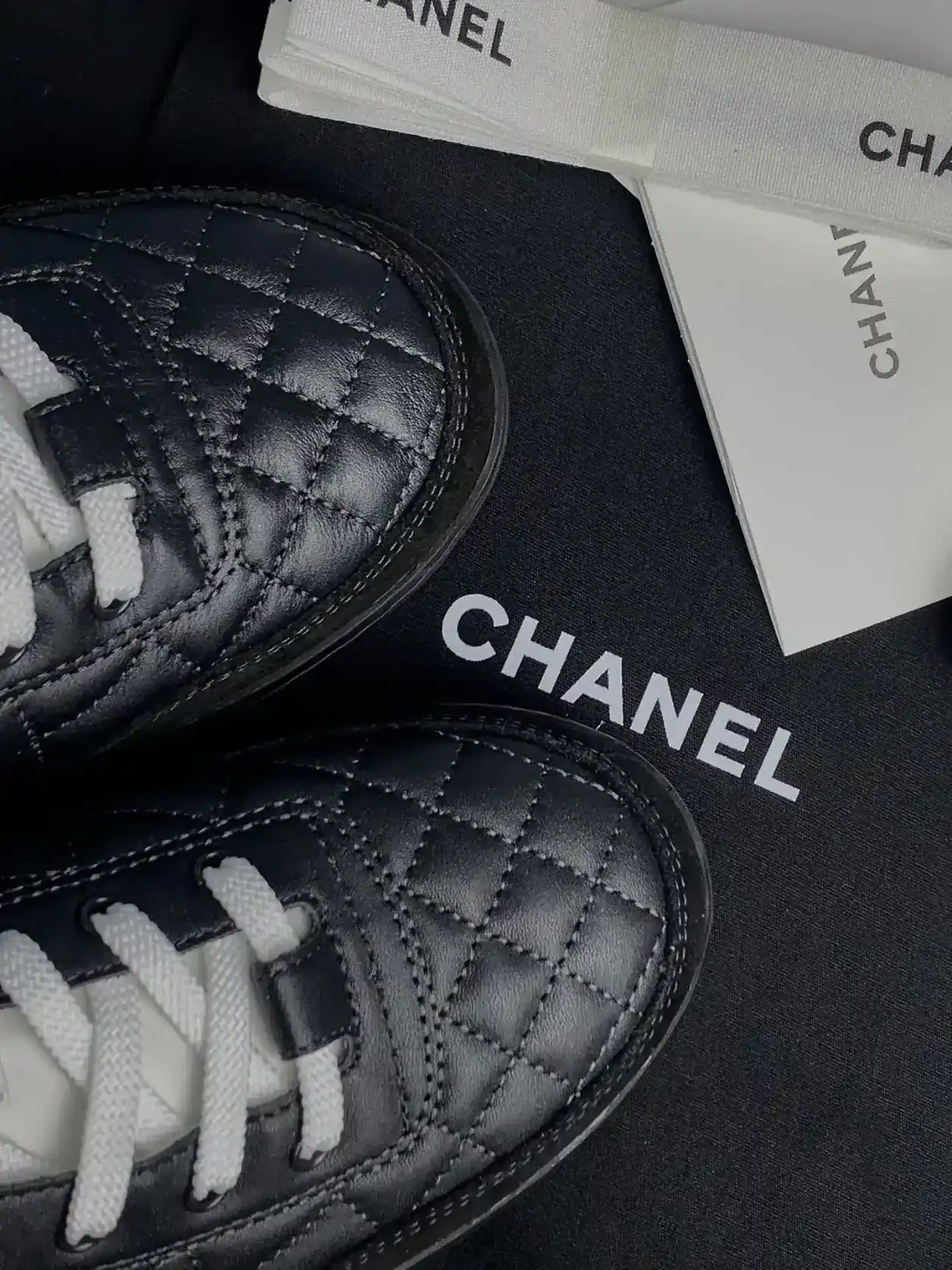 CHANEL Sneakers Printed Lambskin & Grosgrain product photo from LabelPicks