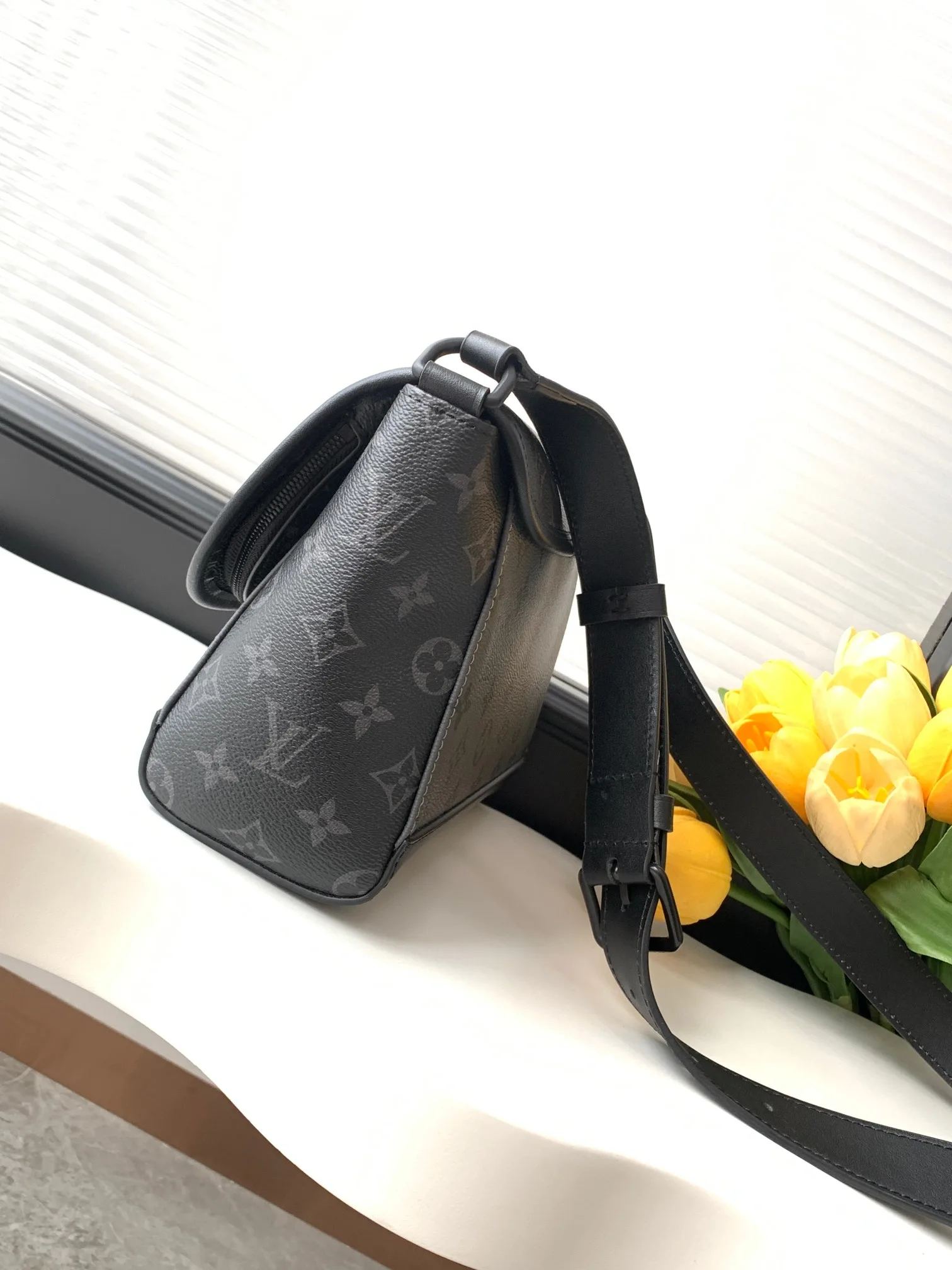 Louis Vuitton Canvas and Leather Crossbody Bag product photo from LabelPicks