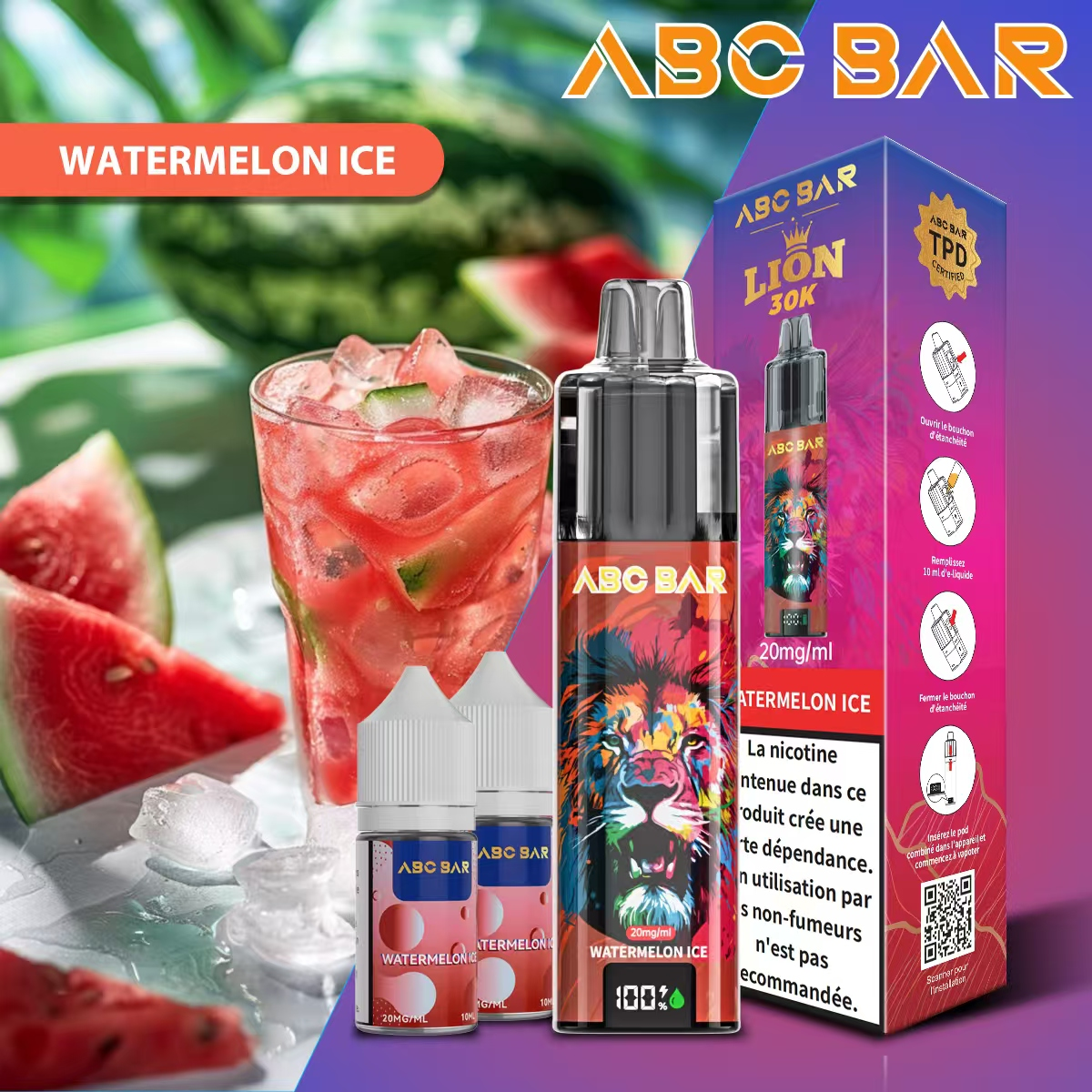 ABC Bar 30K Disposable Vape (2%, 30000 Puffs)
