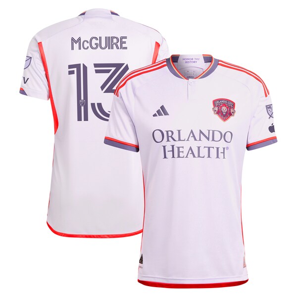 Duncan McGuire Orlando City SC adidas 2024 Legacy Kit Authentic Player Jersey - Purple