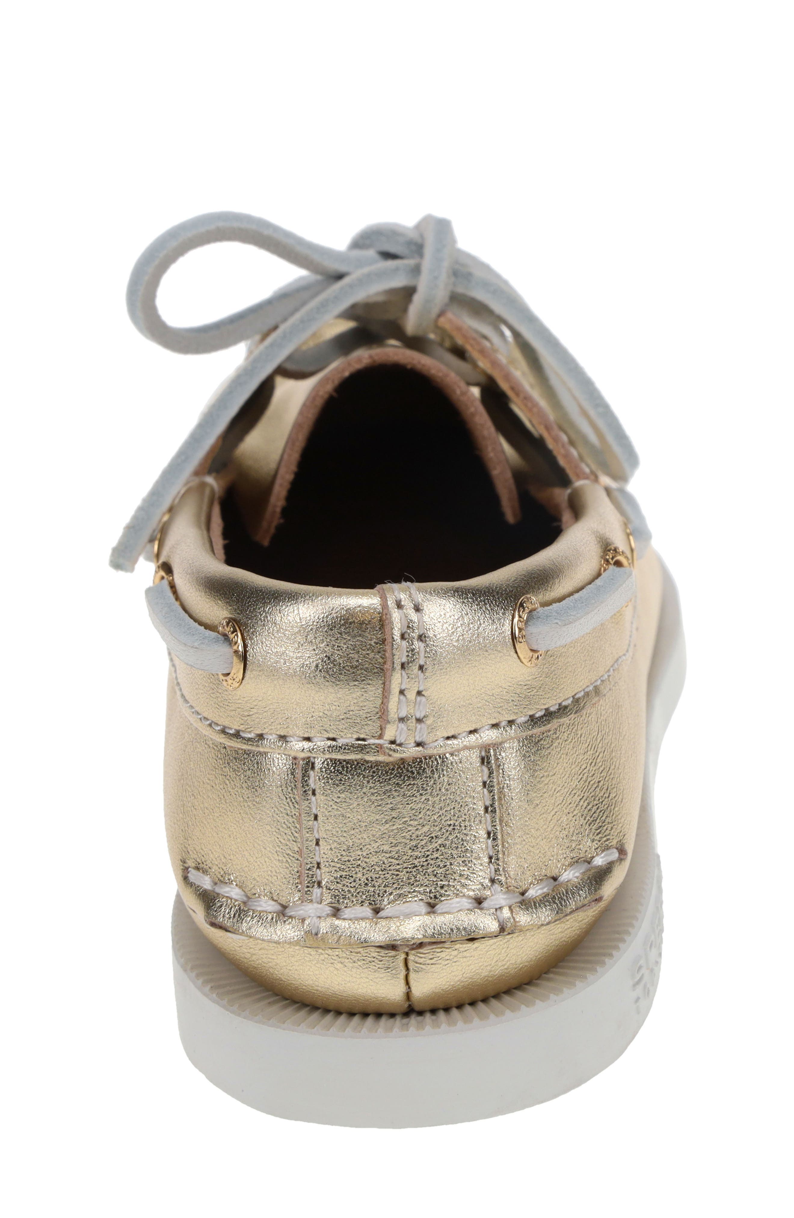 Sperry Kids' Authentic Original 2-Eye Metallic Boat Shoe