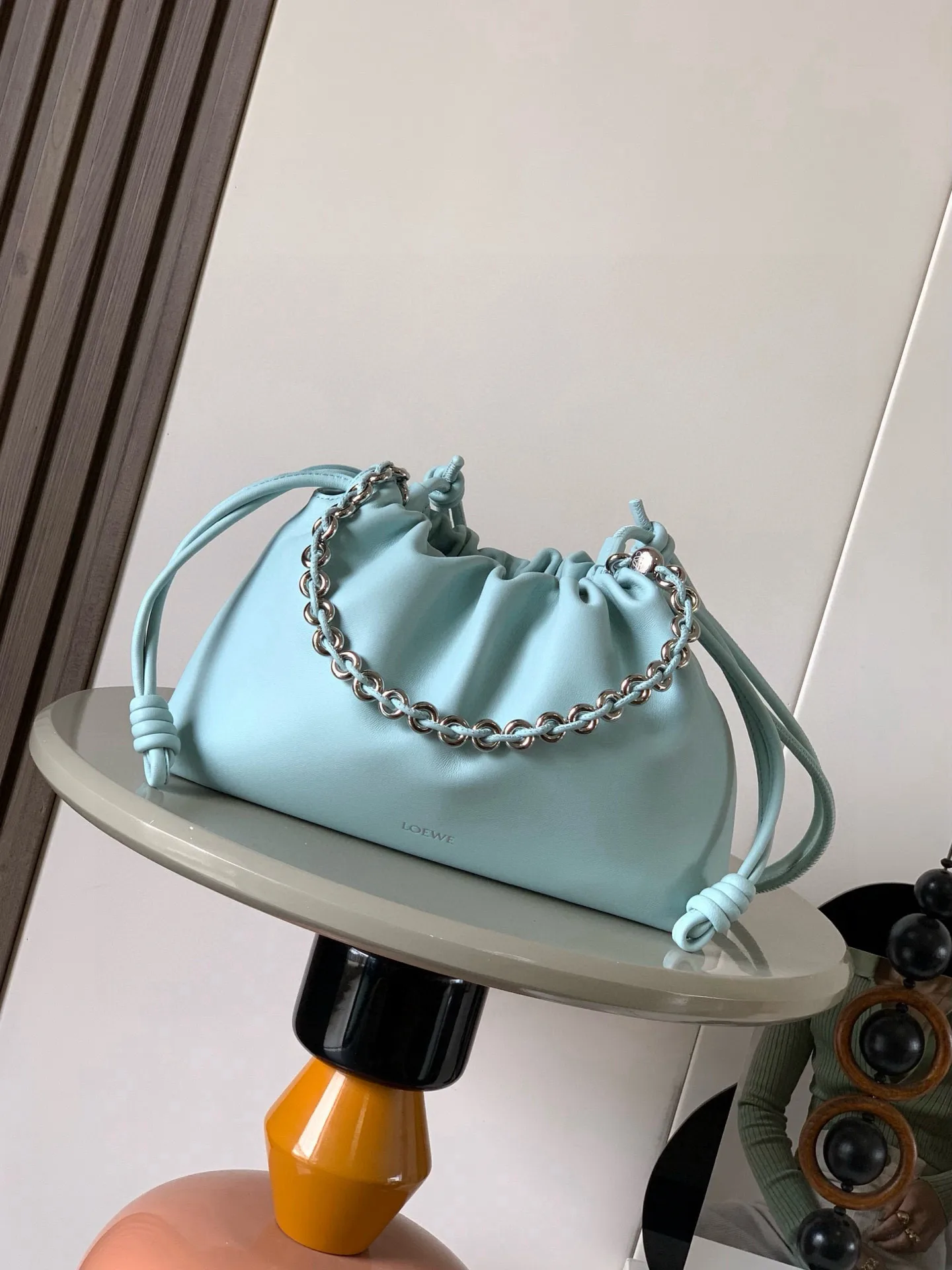 Loewe Flamenco Suede Leather Bucket Bag product photo from LabelPicks