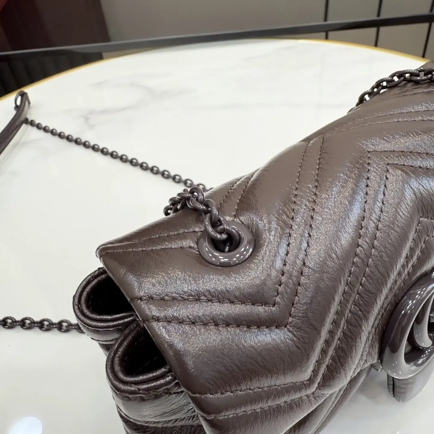 Gucci Marmont GG Supreme Canvas Crossbody Bag product photo from LabelPicks