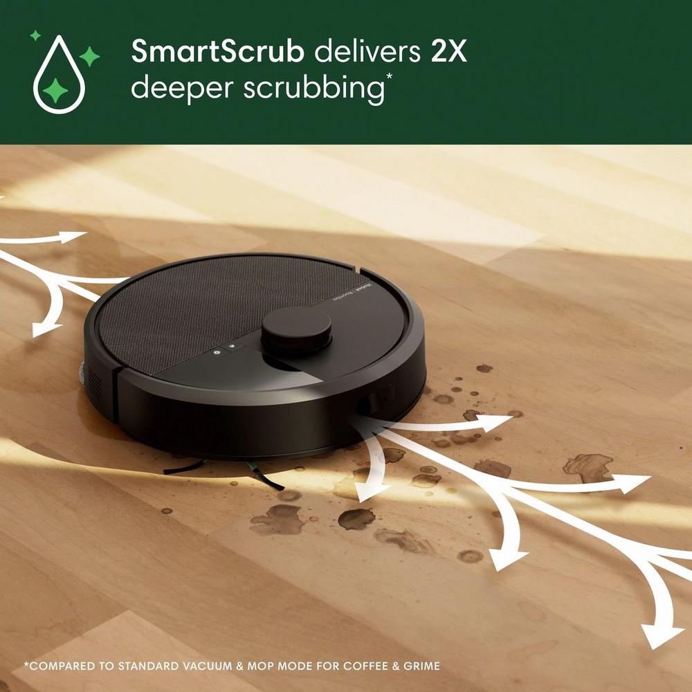 Roomba® Plus 405 Combo-Roboter + AutoWash™ Dock – Schwarz
